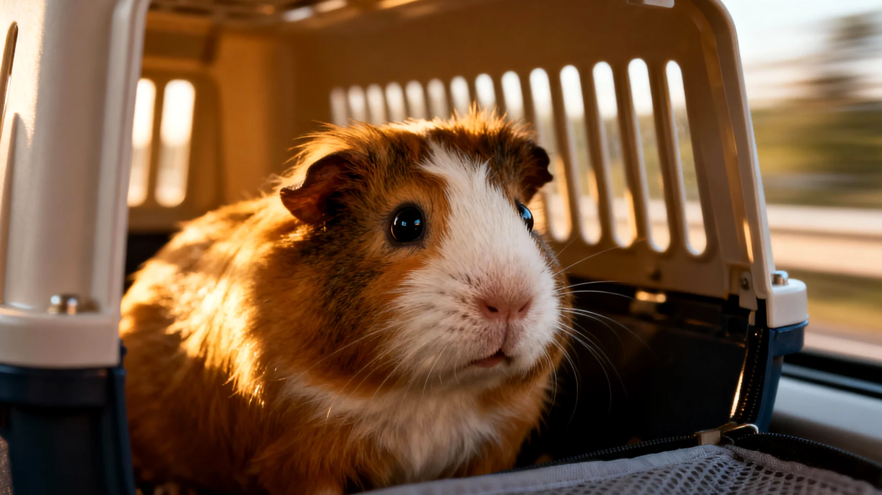 Meerschweinchen zeigen während einer Reise häufig Stress und Angst, was zu Verhaltensproblemen wie Erstarren, Fiepen oder Appetitlosigkeit führen kann. Es fehlt oft ein strukturiertes Training, um sie an Transportboxen und Reisesituationen zu gewöhnen."
