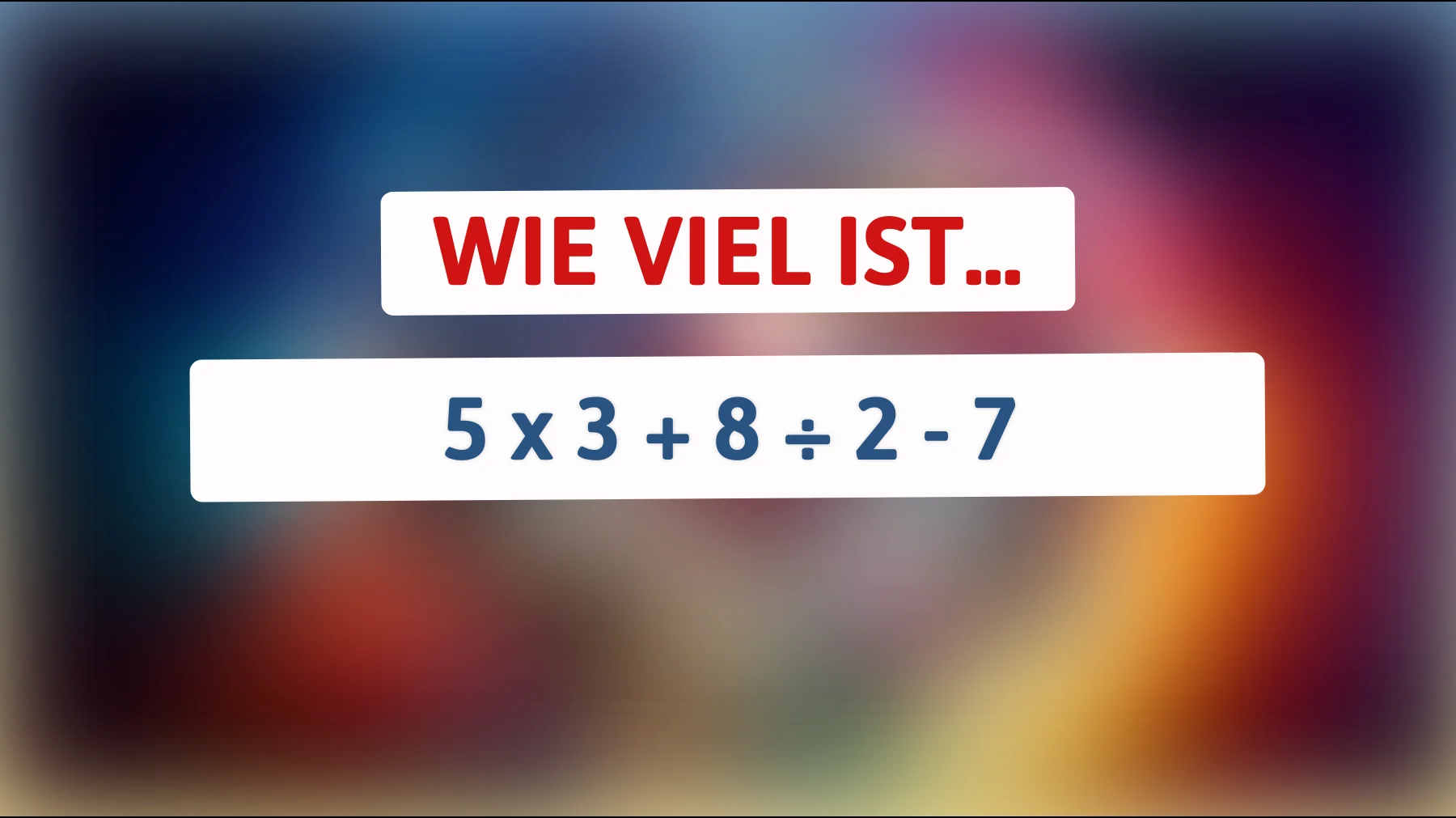 Nur 1 von 10 löst diese simple Mathe-Aufgabe: Bist du schlau genug für die richtige Antwort?"