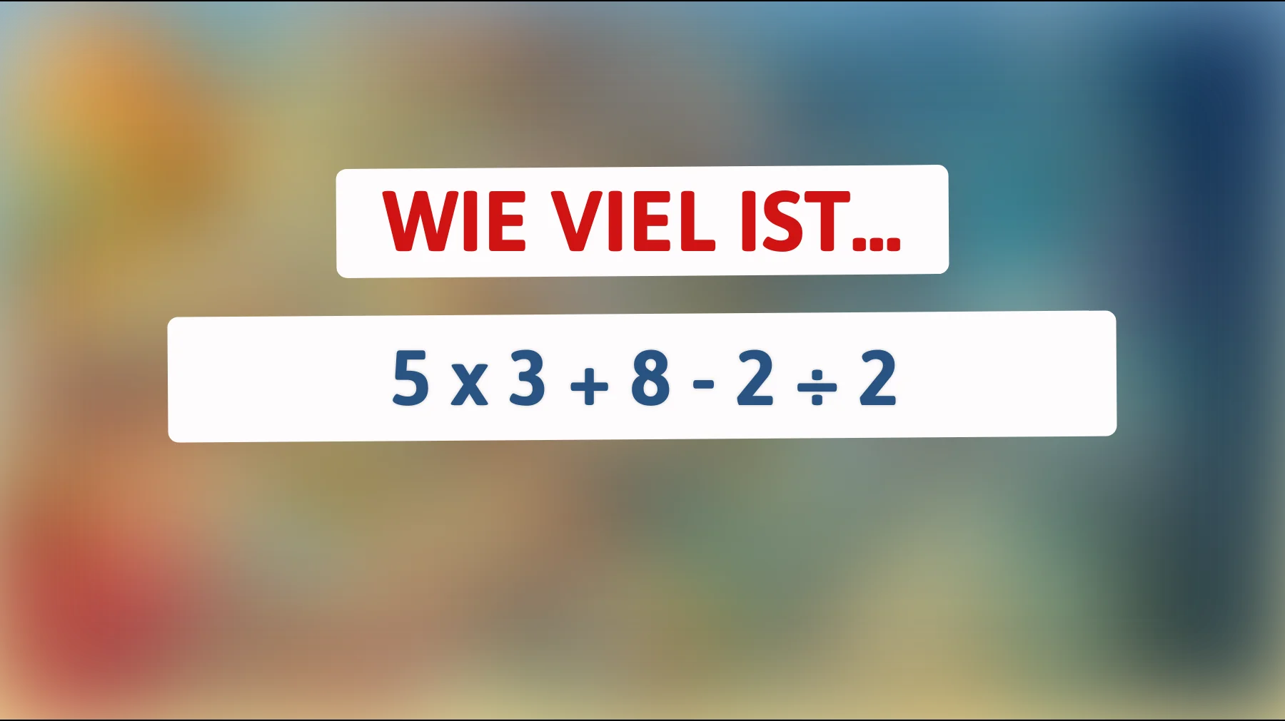 Bist du ein Mathe-Genie? Entschlüssle diese knifflige Gleichung und zeige dein Können!"