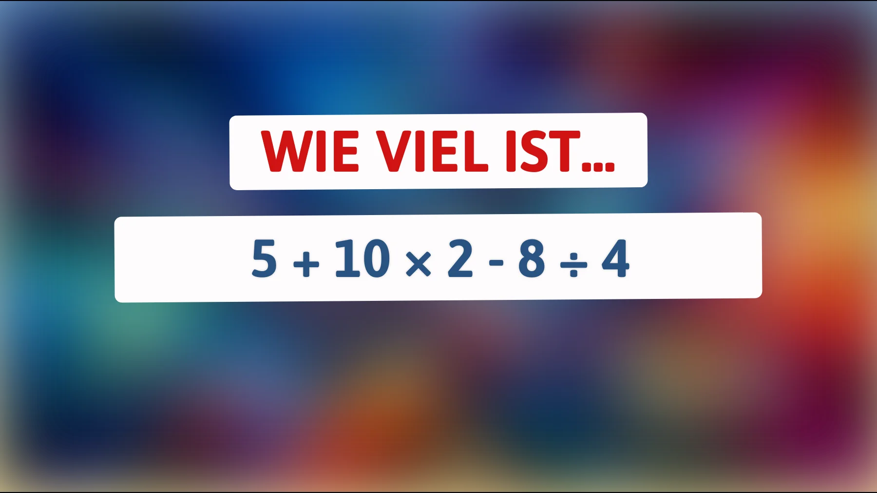 Nur Genies lösen es: Kannst du das knifflige Mathe-Rätsel wirklich knacken? Stelle dein Denkvermögen auf die Probe!"