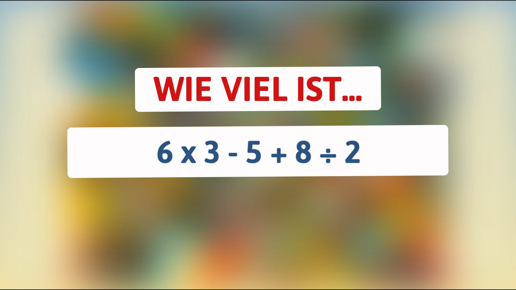 Nur wahre Genies können diese mathematische Herausforderung knacken: Schaffst du es, das Rätsel zu lösen?"