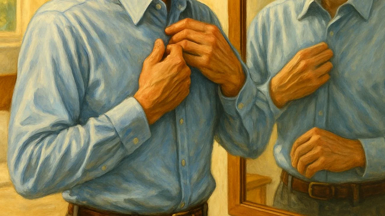 Was bedeutet es, wenn du ständig an deiner Kleidung herumzupfst, laut Psychologie? 2026-02-05T07:45:15.271Z"